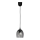 Lustra ar auklu BRILLANT 1xE27/15W/230V pelēka