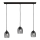 Lustra ar auklu BRILLANT 3xE27/15W/230V pelēka