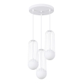 Lustra ar auklu BRINA 3xG9/8W/230V balta