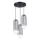 Lustra ar auklu BRINA 3xG9/8W/230V melna