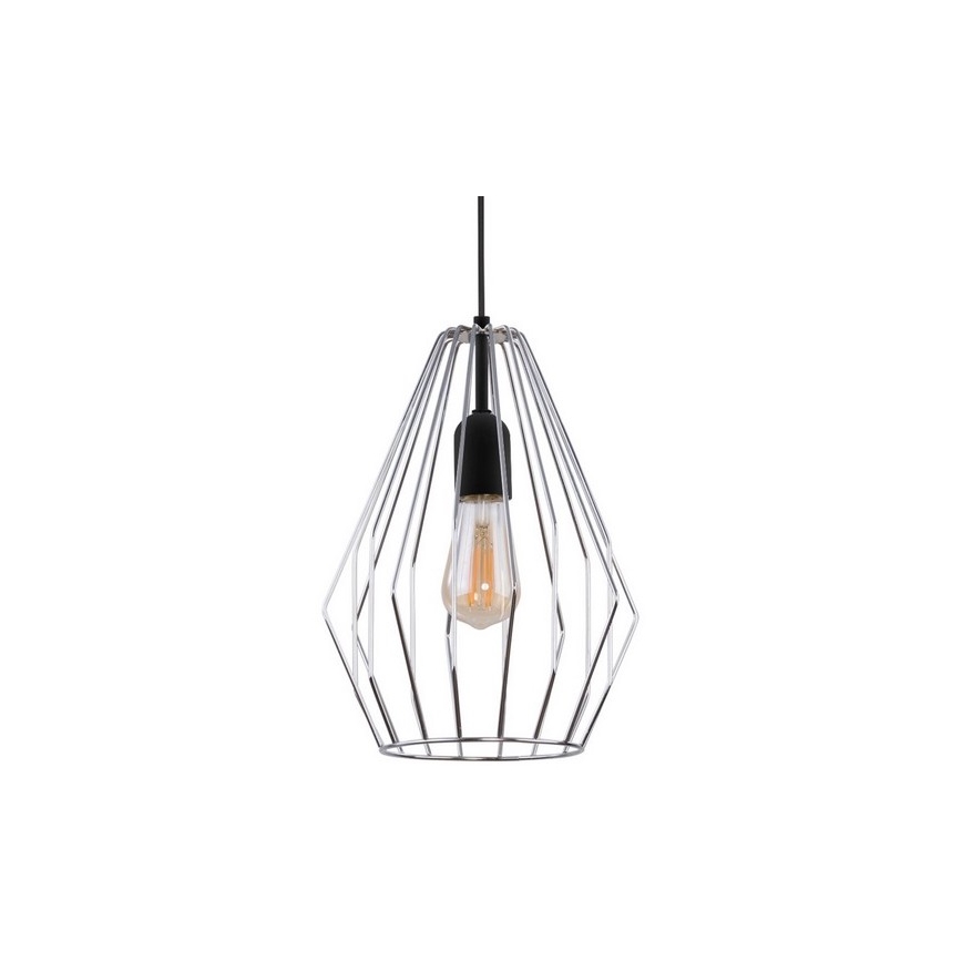 Lustra ar auklu BRYLANT 1xE27/60W/230V spīdīgi hromēts