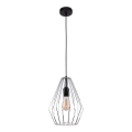 Lustra ar auklu BRYLANT 1xE27/60W/230V spīdīgi hromēts
