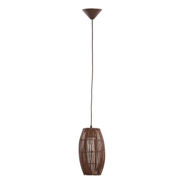 Lustra ar auklu BURI 1xE27/15W/230V brūna
