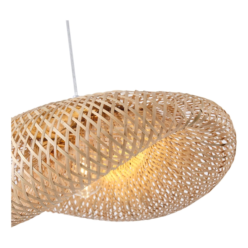 Lustra ar auklu CALYPSO 1xE27/15W/230V bambusa