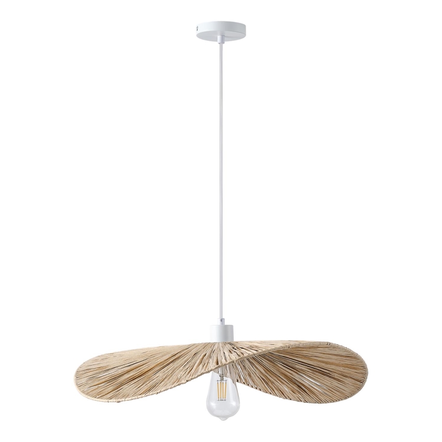 Lustra ar auklu CALYPSO 1xE27/15W/230V d. 55 cm bambusa