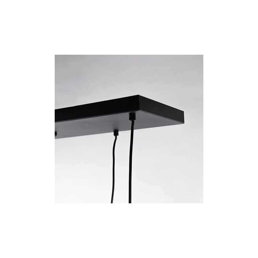 Lustra ar auklu CALYPSO 4xGU10/60W/230V + 4xE27/60W melna/zelta
