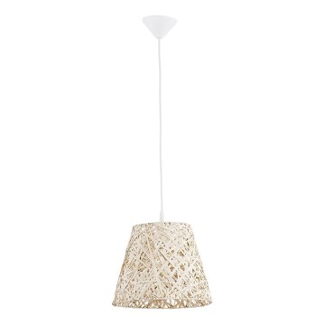 Lustra ar auklu CANNUCIA 1xE27/15W/230V krēmkrāsa