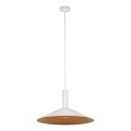 Lustra ar auklu CAPRI 1xE27/15W/230V d. 50 cm balta/varš