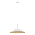 Lustra ar auklu CAPRI 1xE27/15W/230V d. 50 cm balta/zelta
