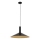 Lustra ar auklu CAPRI 1xE27/15W/230V d. 50 cm melna/zelta
