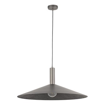 Lustra ar auklu CAPRI 1xE27/15W/230V d. 70 cm antracīta/pelēka