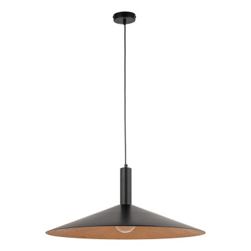 Lustra ar auklu CAPRI 1xE27/15W/230V d. 70 cm melna/varš