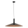 Lustra ar auklu CAPRI 1xE27/15W/230V d. 70 cm melna/varš