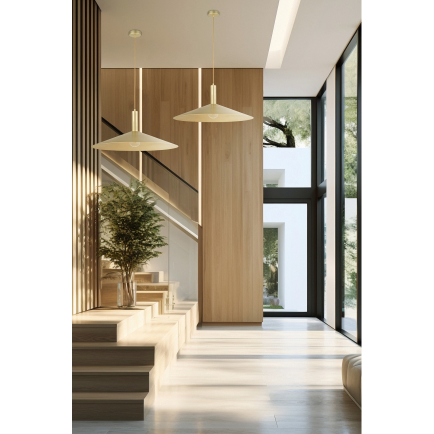 Lustra ar auklu CAPRI 1xE27/15W/230V d. 70 cm zelta