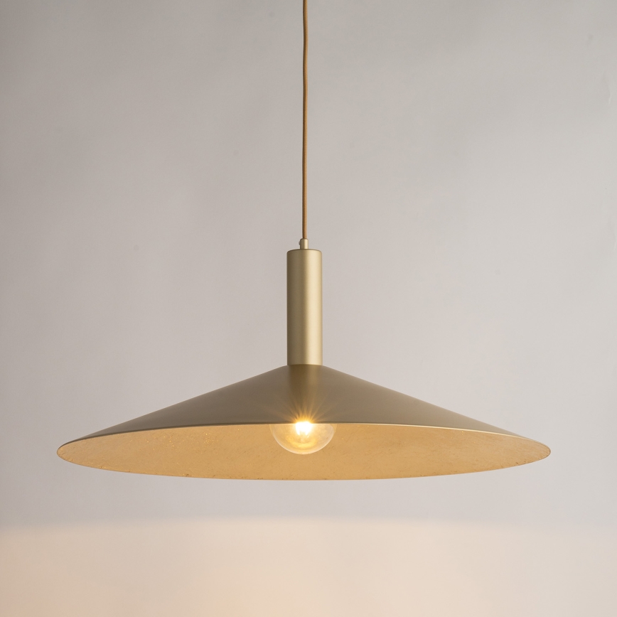 Lustra ar auklu CAPRI 1xE27/15W/230V d. 70 cm zelta