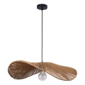 Lustra ar auklu CAPRI 1xE27/20W/230V d. 60 cm bambusa