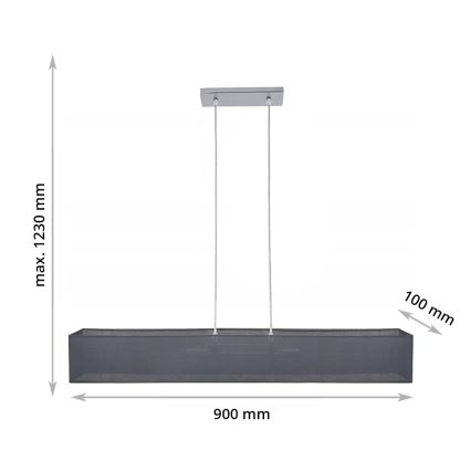 Lustra ar auklu CAROLINE 2xE14/40W/230V