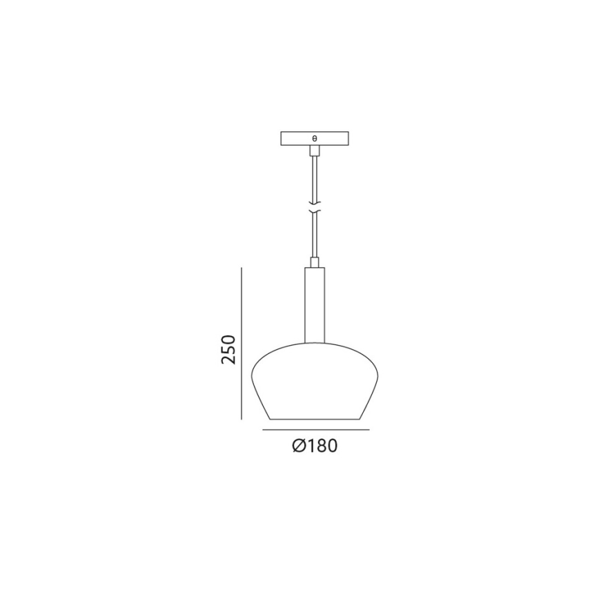 Lustra ar auklu CASA 1xGU10/25W/230V