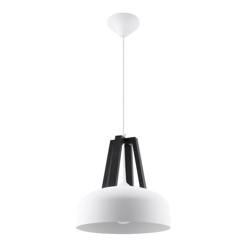 Lustra ar auklu CASCO 1xE27/60W/230V d. 30 cm Bērzs/dižskābardis
