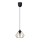 Lustra ar auklu CEED GOLD 1xE27/60W/230V d. 17,5 cm melna/zelta