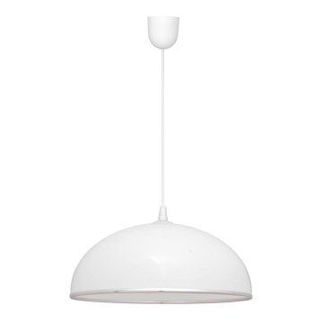Lustra ar auklu CIRCLE 1xE27/15W/230V balts