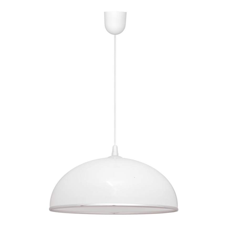 Lustra ar auklu CIRCLE 1xE27/15W/230V balts