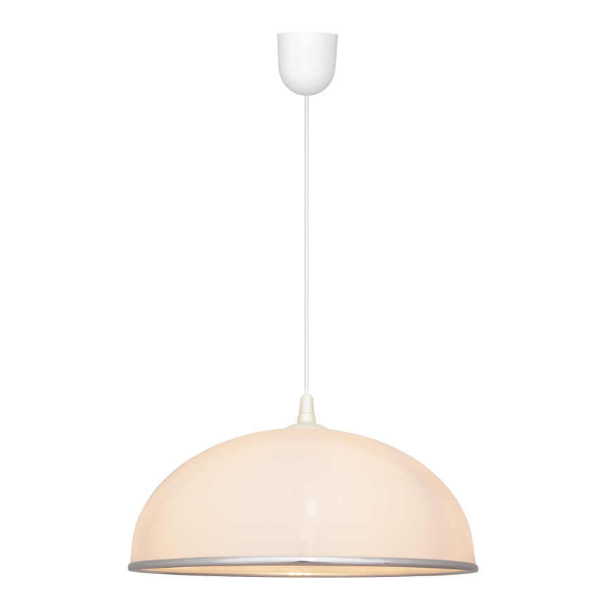 Lustra ar auklu CIRCLE 1xE27/15W/230V balts