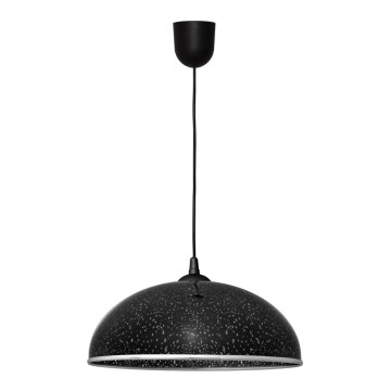 Lustra ar auklu CIRCLE 1xE27/15W/230V melns