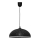Lustra ar auklu CIRCLE 1xE27/15W/230V melns