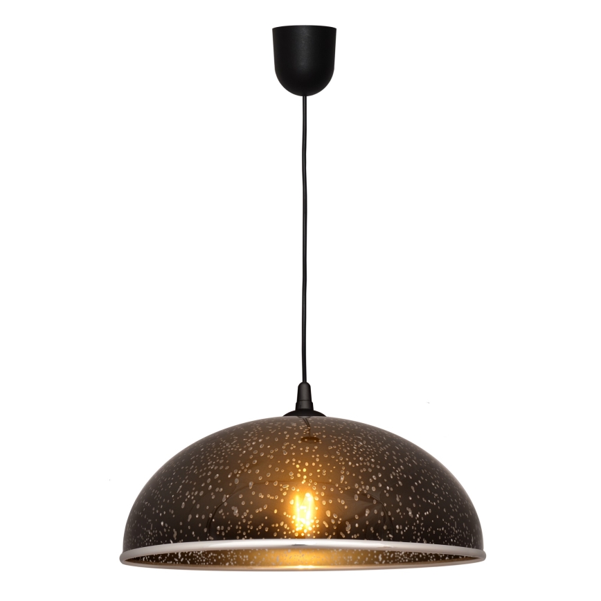 Lustra ar auklu CIRCLE 1xE27/15W/230V melns
