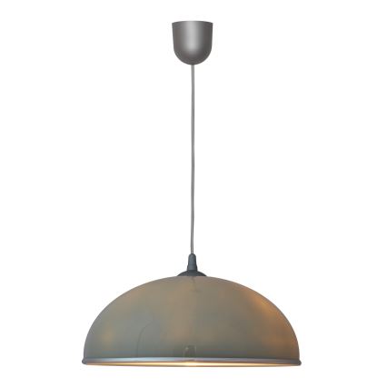 Lustra ar auklu CIRCLE 1xE27/15W/230V pelēka