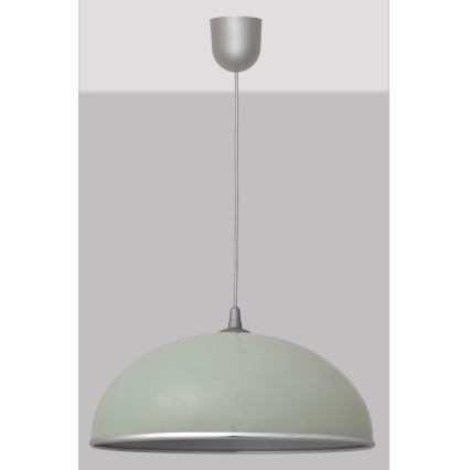 Lustra ar auklu CIRCLE 1xE27/15W/230V pelēka