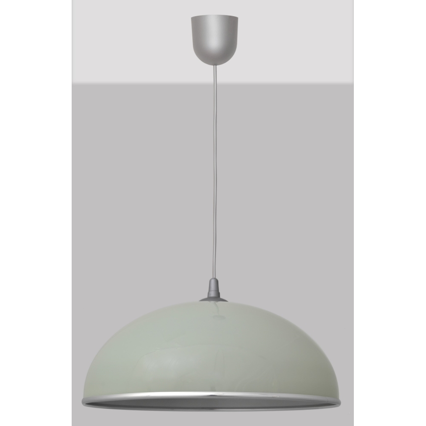 Lustra ar auklu CIRCLE 1xE27/15W/230V pelēka