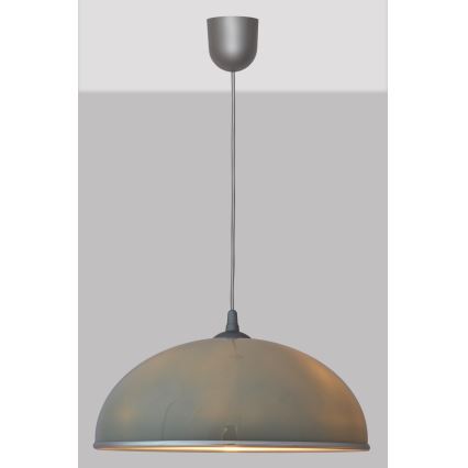 Lustra ar auklu CIRCLE 1xE27/15W/230V pelēka