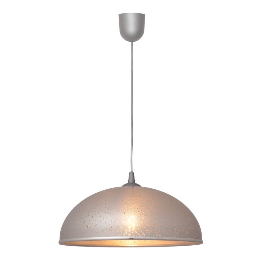 Lustra ar auklu CIRCLE 1xE27/15W/230V pelēka