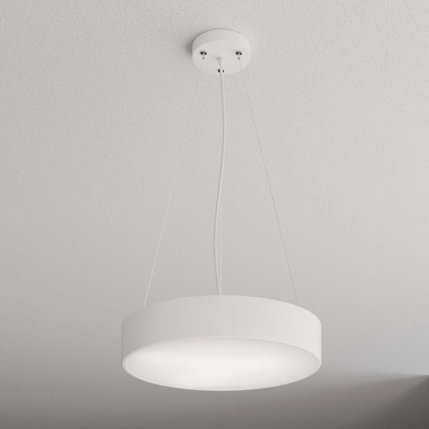 Lustra ar auklu CLEO 3xE27/24W/230V d. 40 cm balta