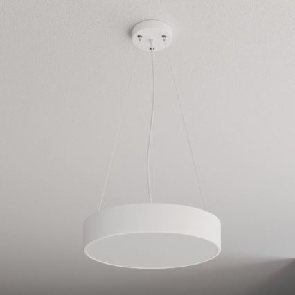 Lustra ar auklu CLEO 3xE27/24W/230V d. 40 cm balta