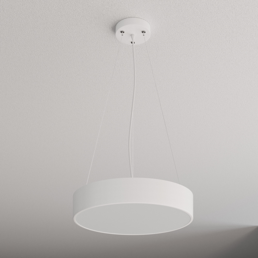 Lustra ar auklu CLEO 3xE27/24W/230V d. 40 cm balta