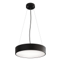 Lustra ar auklu CLEO 3xE27/24W/230V d. 40 cm melna