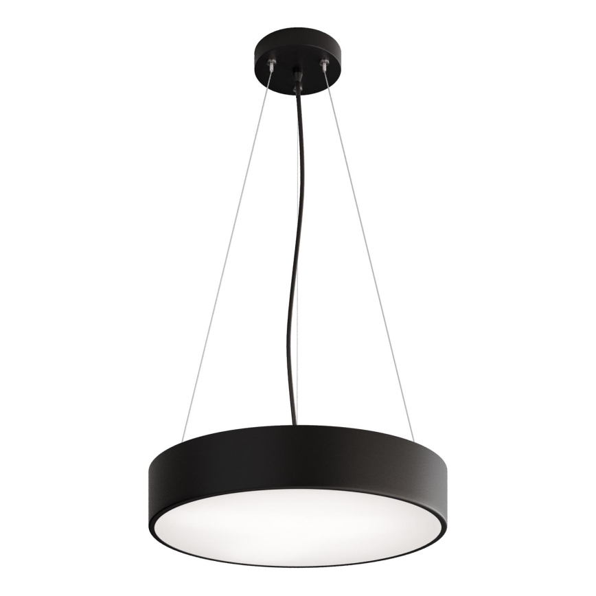 Lustra ar auklu CLEO 3xE27/24W/230V d. 40 cm melna
