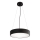 Lustra ar auklu CLEO 3xE27/24W/230V d. 40 cm melna