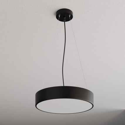 Lustra ar auklu CLEO 3xE27/24W/230V d. 40 cm melna