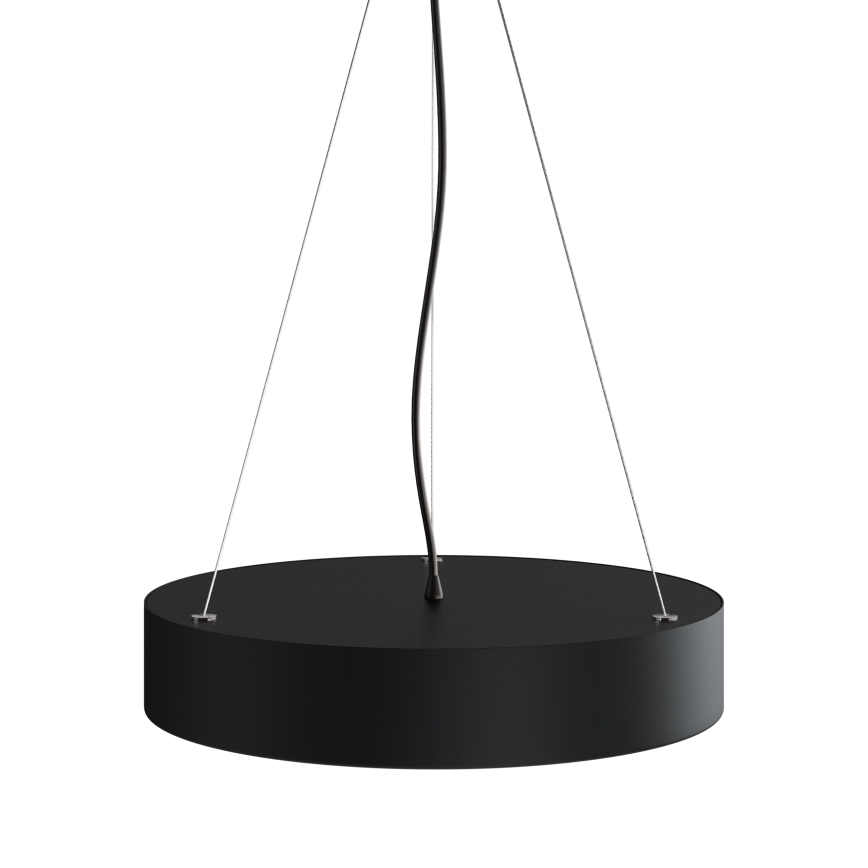 Lustra ar auklu CLEO 3xE27/24W/230V d. 40 cm melna