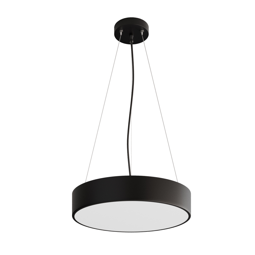 Lustra ar auklu CLEO 3xE27/24W/230V d. 40 cm melna