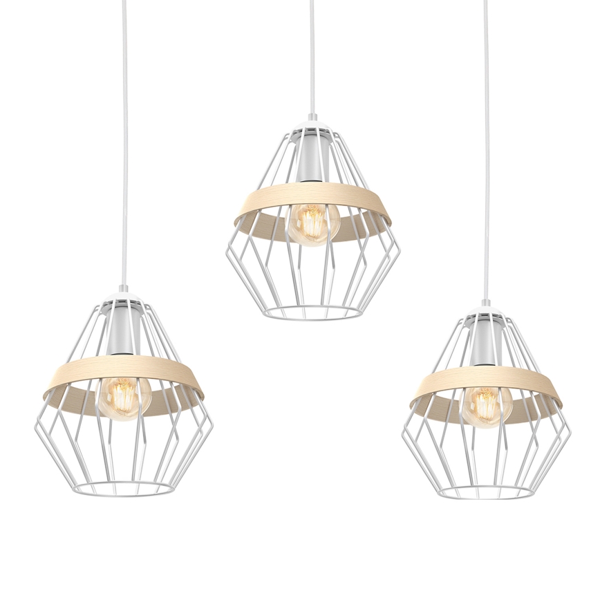 Lustra ar auklu CLIF 3xE27/60W/230V