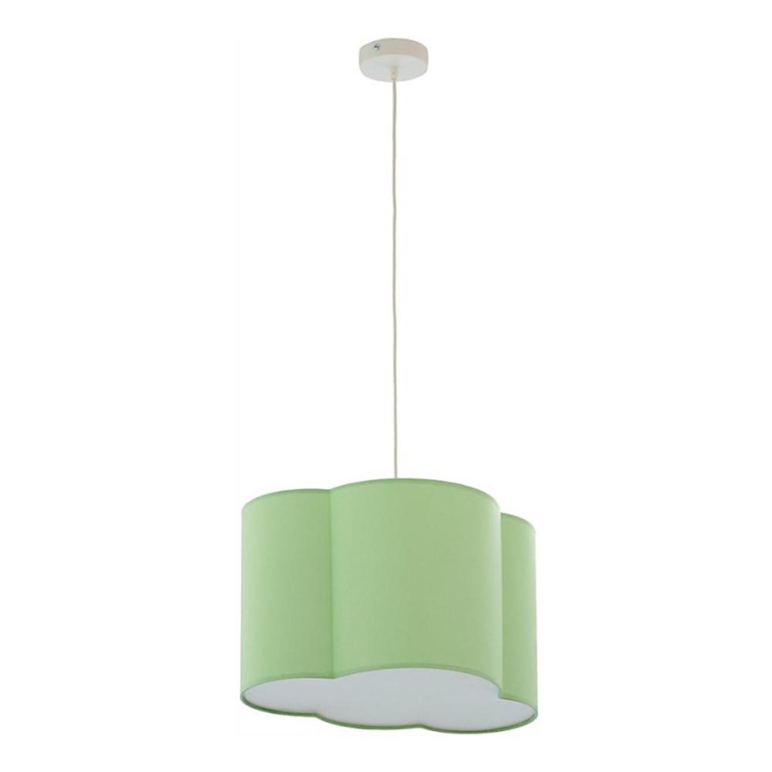 Lustra ar auklu CLOUD 1xE27/25W/230V, zaļa