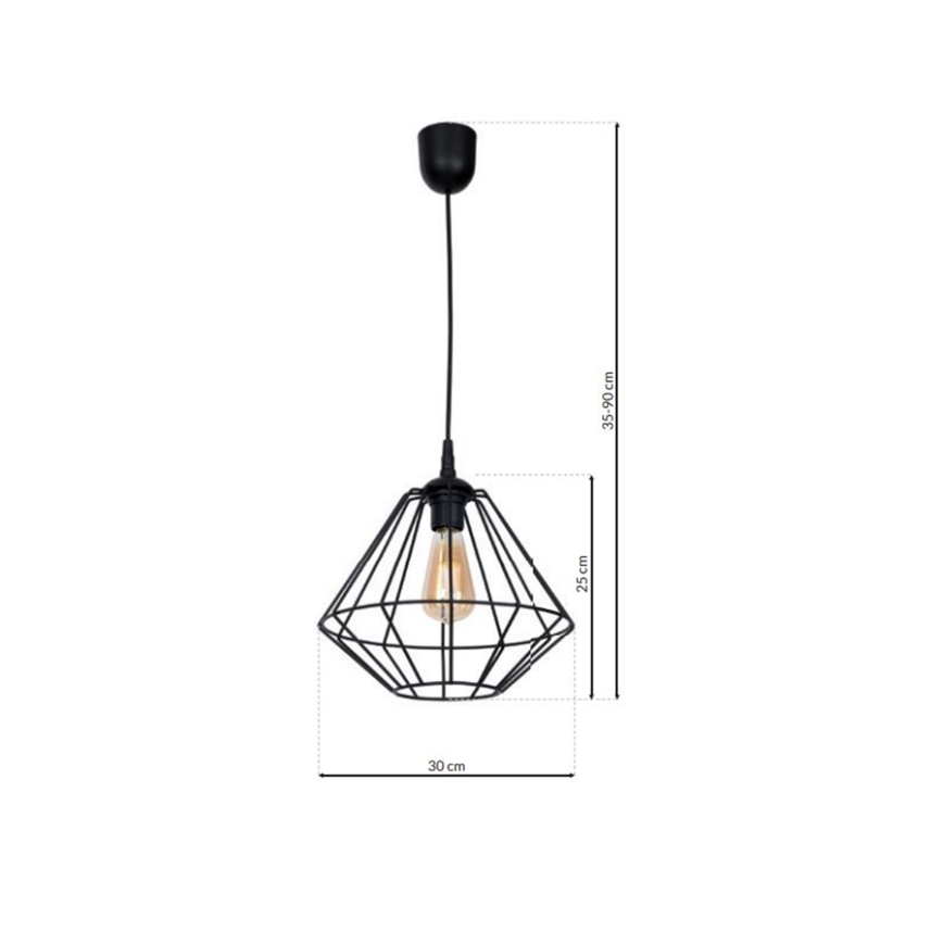Lustra ar auklu COLIN 1xE27/60W/230V