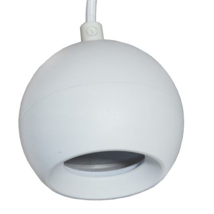 Lustra ar auklu COLM 3xGU10/30W/230V balta