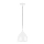 Lustra ar auklu COMO 1xE27/60W/230V d. 17 cm balta