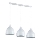 Lustra ar auklu COMO 3xE27/60W/230V balta